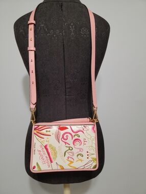 NWOT KATE SPADE STORYTELLER SECRET GARDEN EMBROIDERED 3D BOOK CROSSBODY/HAND BAG